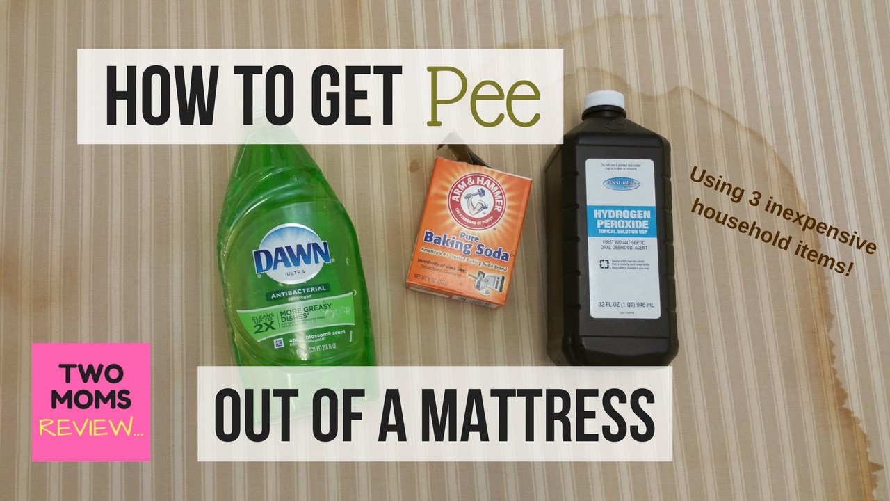 Cleaning methods for pee stains